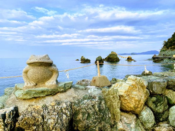 日本・三重県「伊勢旅行」の写真：伊勢二見夫婦岩🐸
伊勢神宮内宮⛩
客室露...