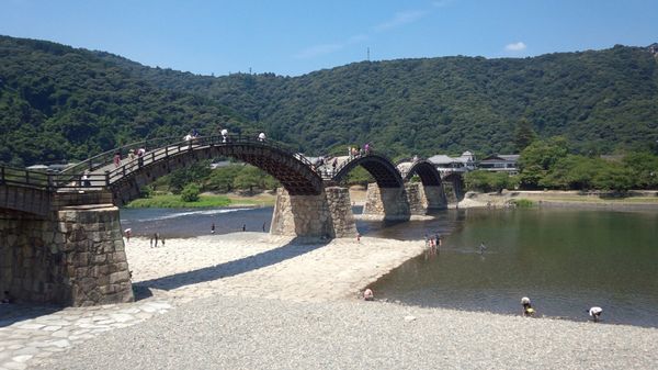 日本・山口県「山口・岩国の錦帯橋」の写真：錦帯橋③