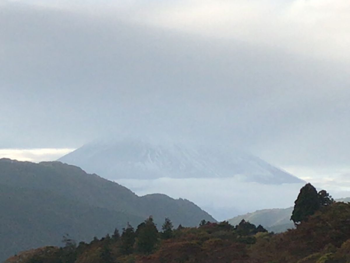 芦ノ湖の遊覧船。
やはり富士山は見えず。