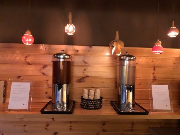 日本・栃木「界　川治」の写真：大浴場の入り口に置いてあったレモン水がと...