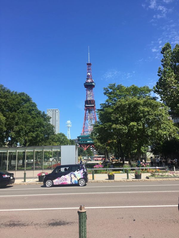 日本・北海道「札幌旅行」の写真：さっぽろテレビ塔朝昼晩