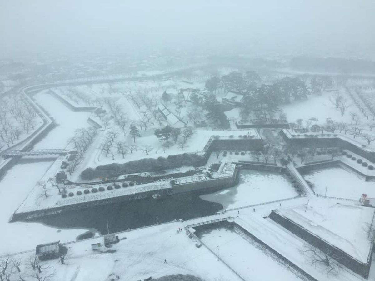 城巡りは五稜郭と松前城