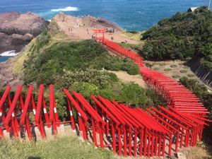 元乃隅稲荷神社と千畳敷