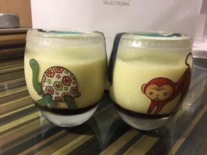 ホテルオークラ、NINEのプリン
器が可愛い！