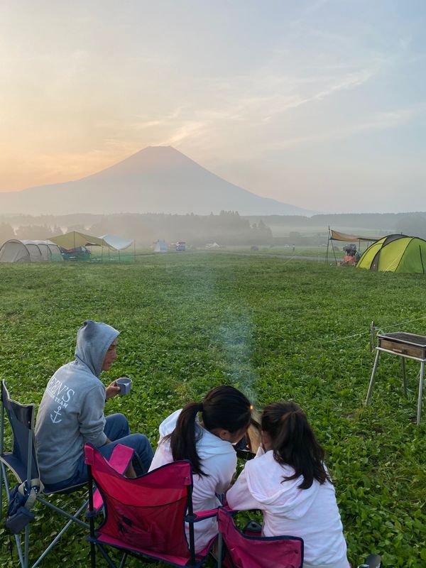 日本・静岡県「富士山キャンプ」の写真