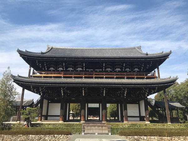 日本・京都府「コロナ禍の京都」の写真：静かな東福寺。
