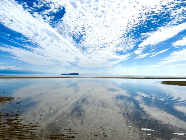 日本・香川県「車で大移動🚘ぐるっと四国」の写真：瀬戸内の天空の鏡
父母ケ浜

思った以上...