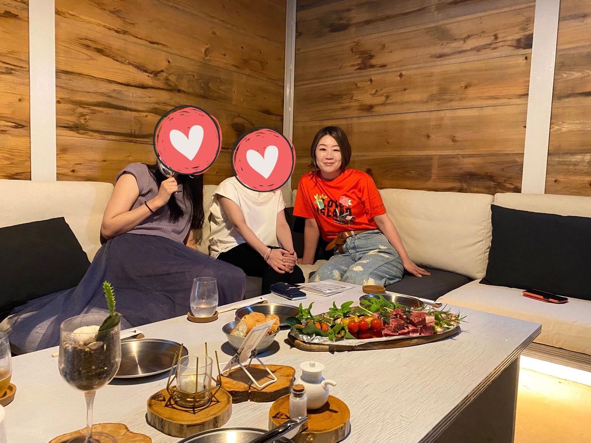 バーベキューは見た目以上にボリュームがあって、かなりお腹いっぱいになった！...