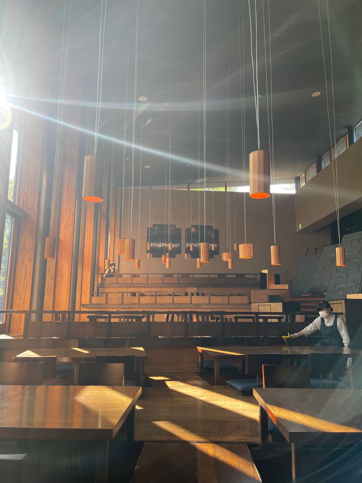 星のや軽井沢到着〜