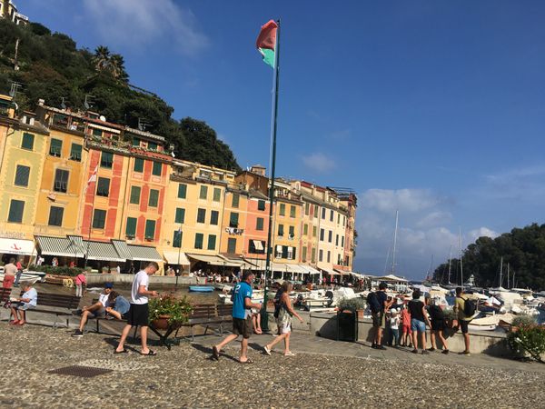 イタリア・ポルトフィーノ「イタリアの思い出」の写真：イタリア居住中の写真　リグーリア州ポルト...