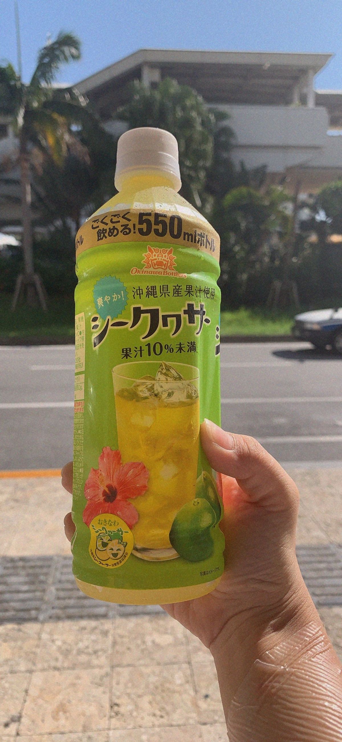 万座毛、御菓子御殿、シークヮーサー（笑）