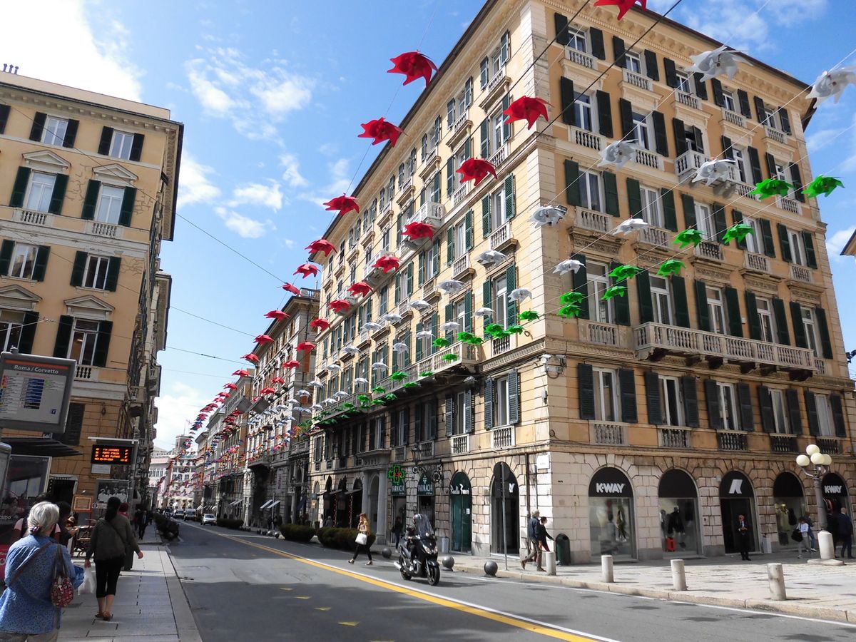 ジェノヴァの色々な通り