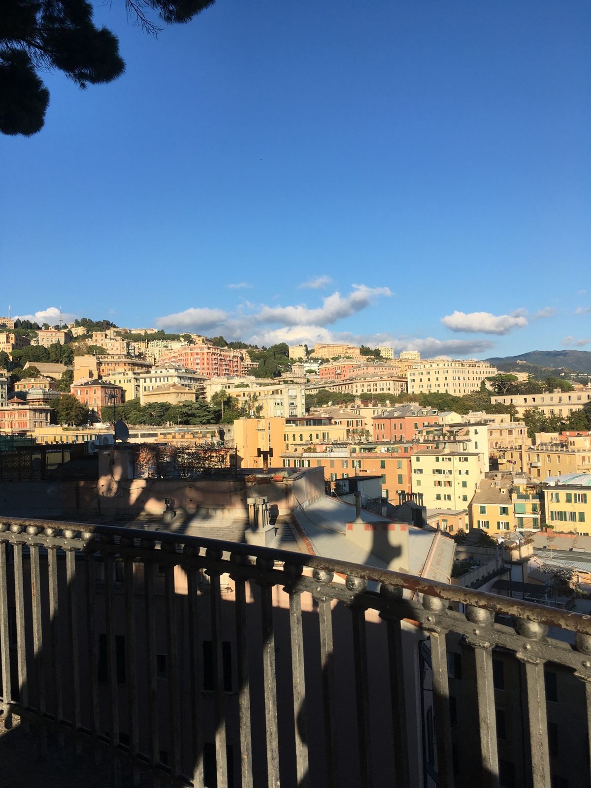 ジェノヴァ　山側展望台から海側を見下ろす(神戸みたいな地形です)
サン・マ...