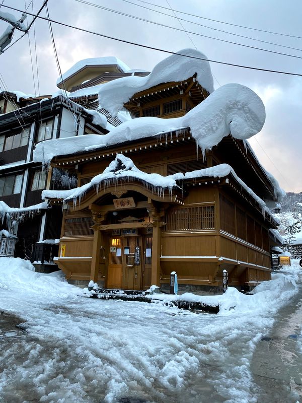 日本・長野県「野沢温泉9」の写真