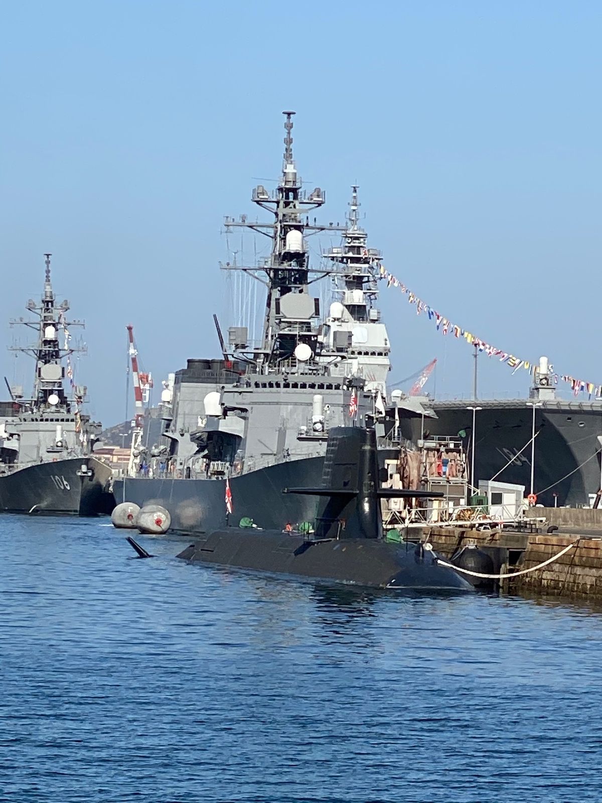 戦艦大和ミュージアム、潜水艦、海軍カレー
呉の街は、海上自衛隊の街