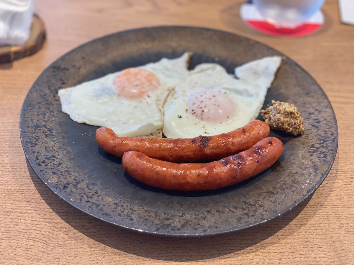 朝ごはんも美味しかった🤤
毎日メニューが違うの嬉しいね