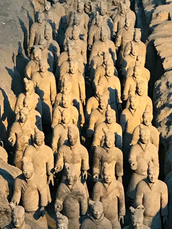 中国・西安「西安兵馬俑」の写真