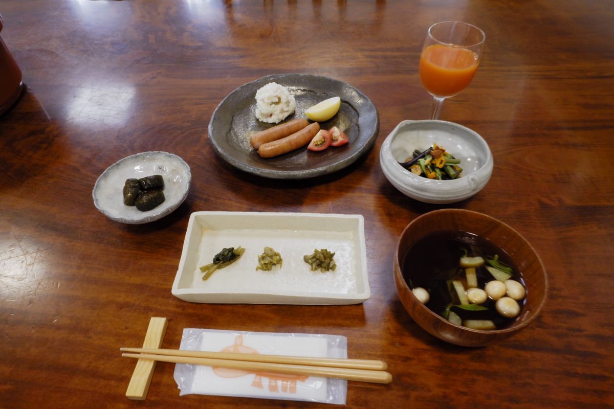 朝ごはんも美味しかった