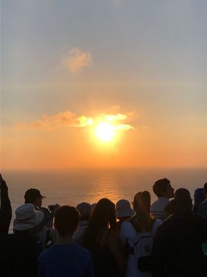 夕日