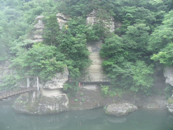 日本・福島県下郷「20150720福島県塔のへつり駅」の写真
