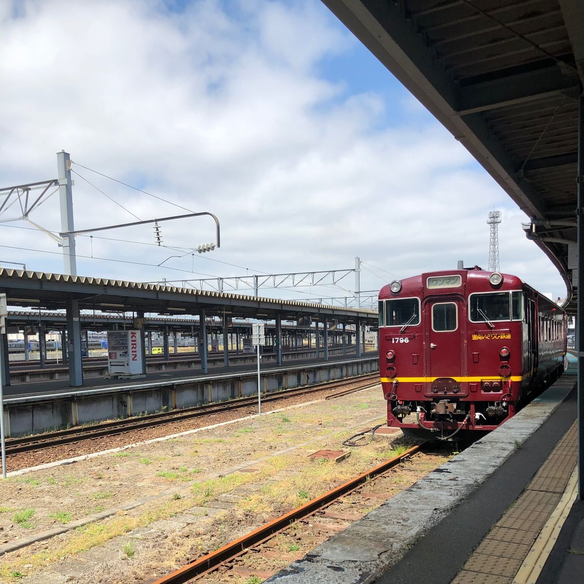 市電も乗った！
この後はいさびり鉄道で函館から木古内へ。
天気が良くなって...
