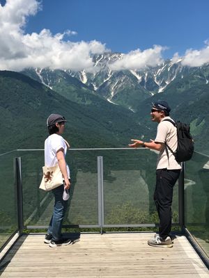 白馬でサイクリング🚴‍♀️
岩岳マウンテンリゾートからの白馬岳🏔
日帰り温...