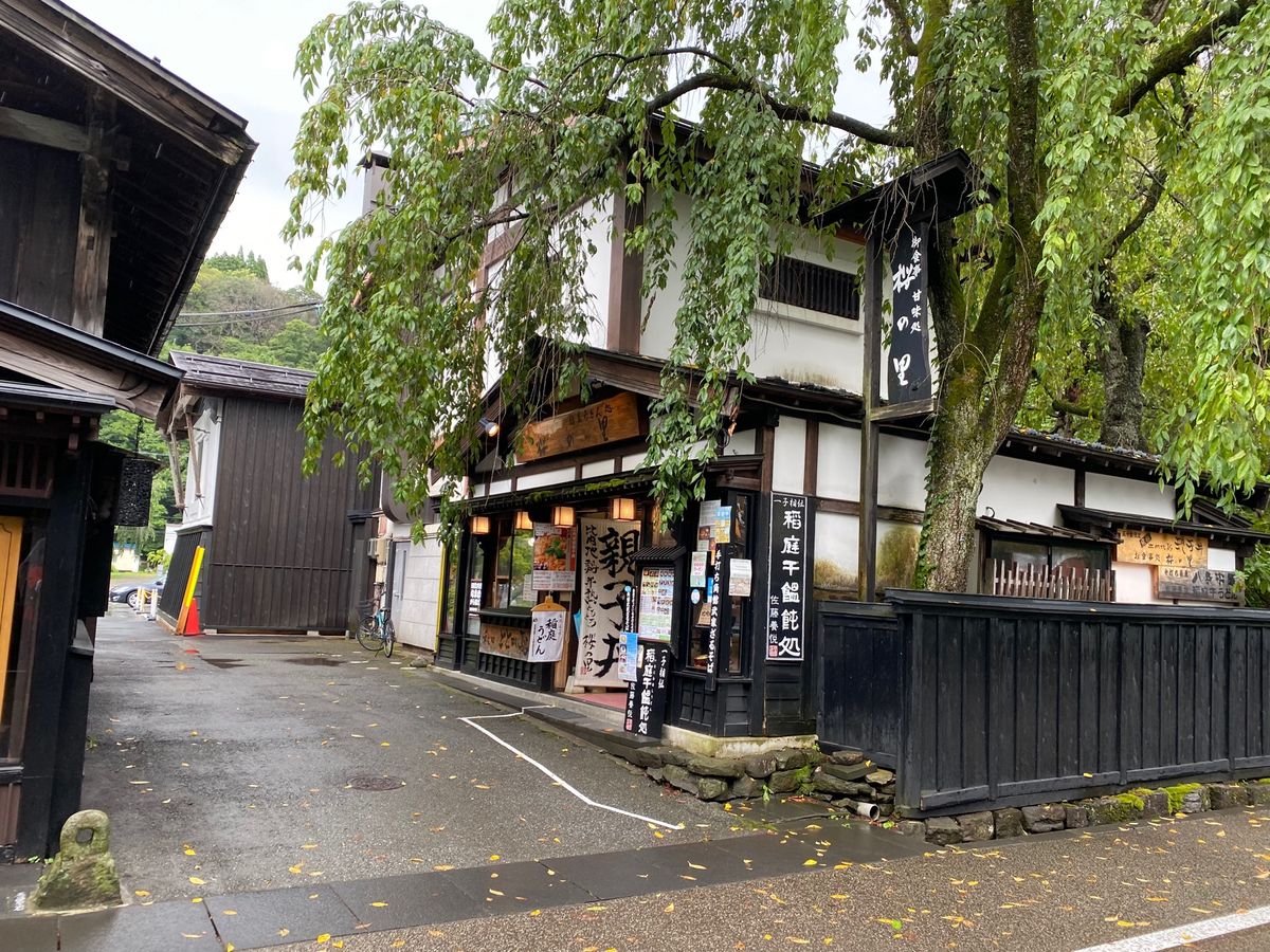 角館にある桜の里のうどん！とあきたプリンのプリンソフト！