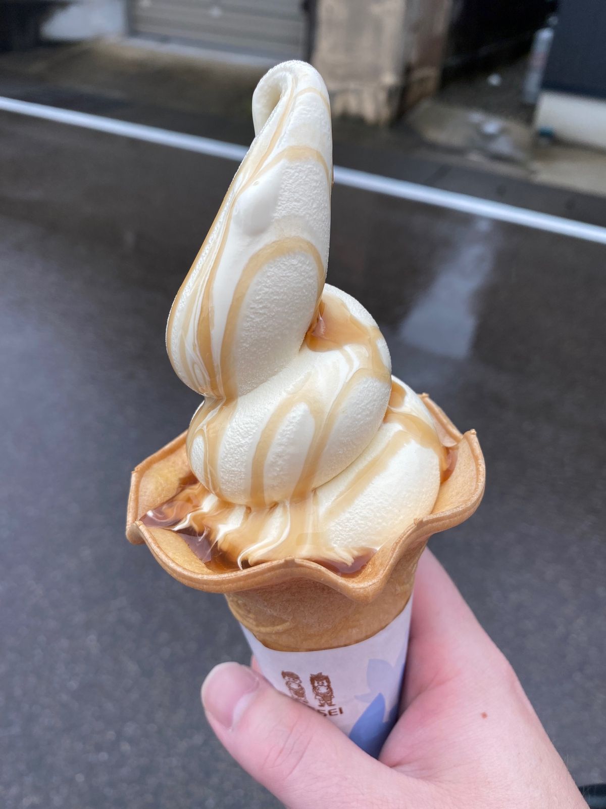 角館にある桜の里のうどん！とあきたプリンのプリンソフト！