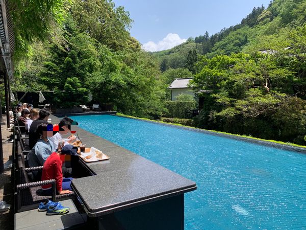 日本・静岡県「足湯カフェに」の写真