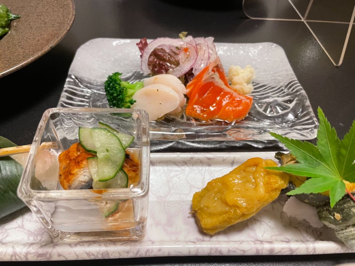 お宿は昼神温泉。信州の味覚を楽しみました。