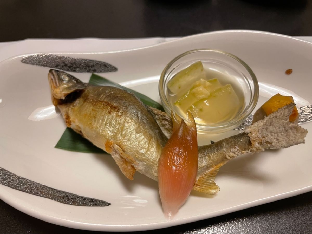 お宿は昼神温泉。信州の味覚を楽しみました。