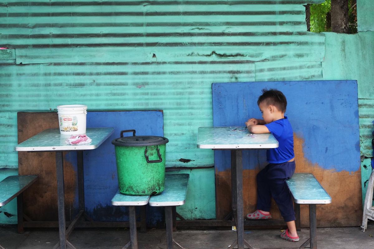 サンサルバドルのマーケットの人々2