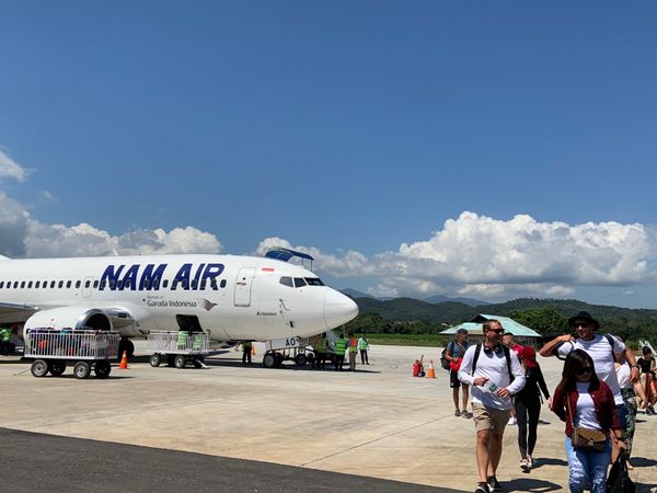 インドネシア「コモド島」の写真：バリからコモド島へ✈️