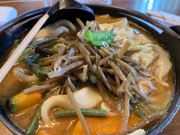 日本・静岡県「出稼ぎついでの小旅行」の写真：ほうとう
富士河口湖