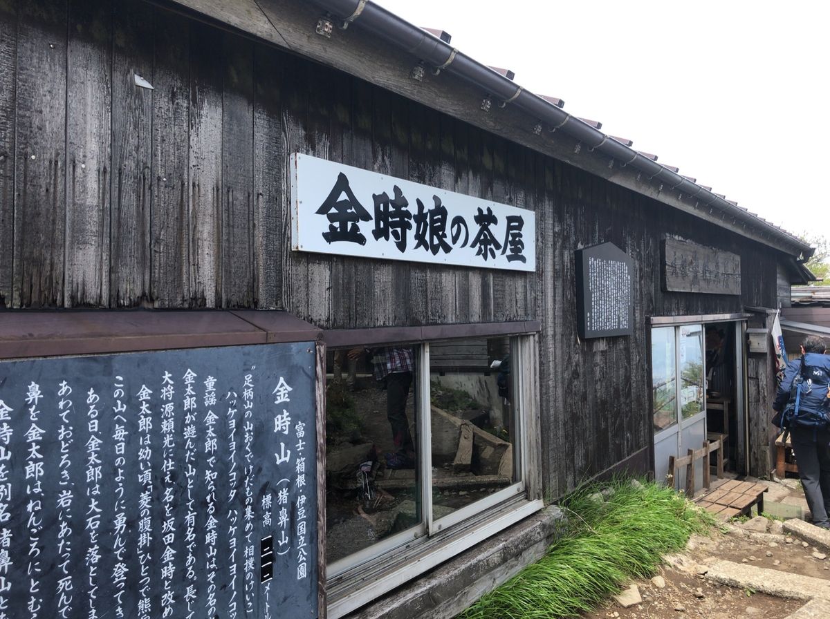 天下の秀峰標高1,211mの金時山登山。降りた後は温泉で一休み。