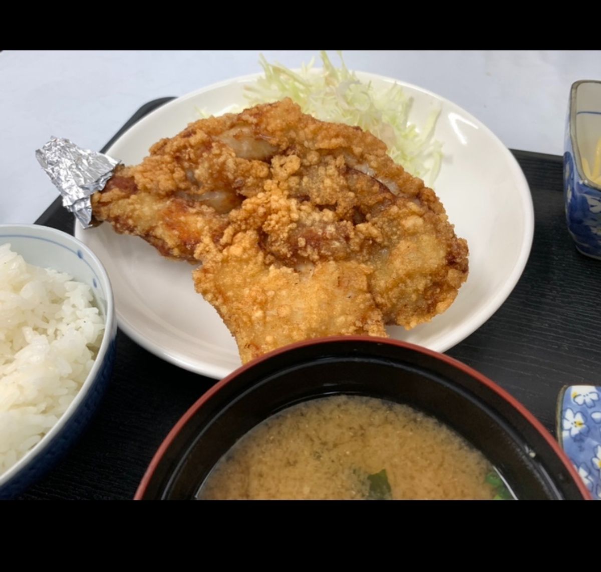 中津の唐揚げと大分の麦焼酎