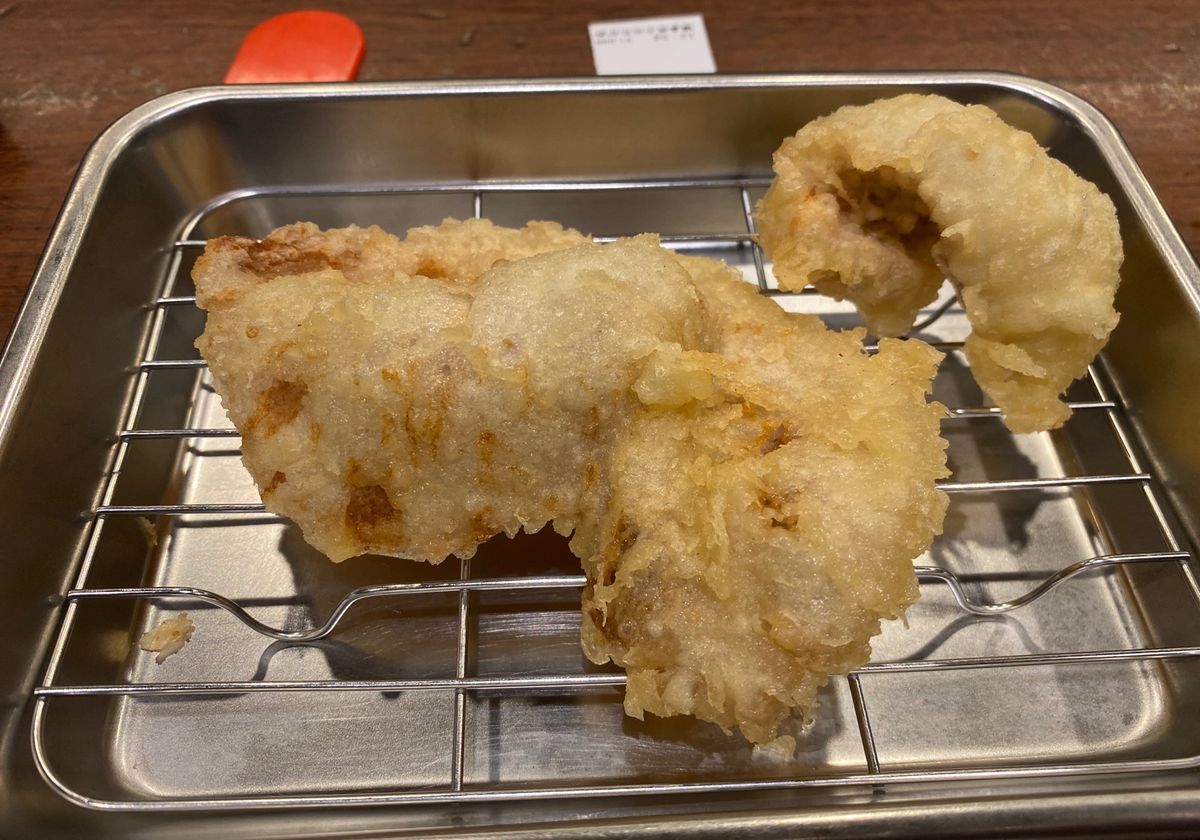 1日目の昼食に天ぷら。
美味し。