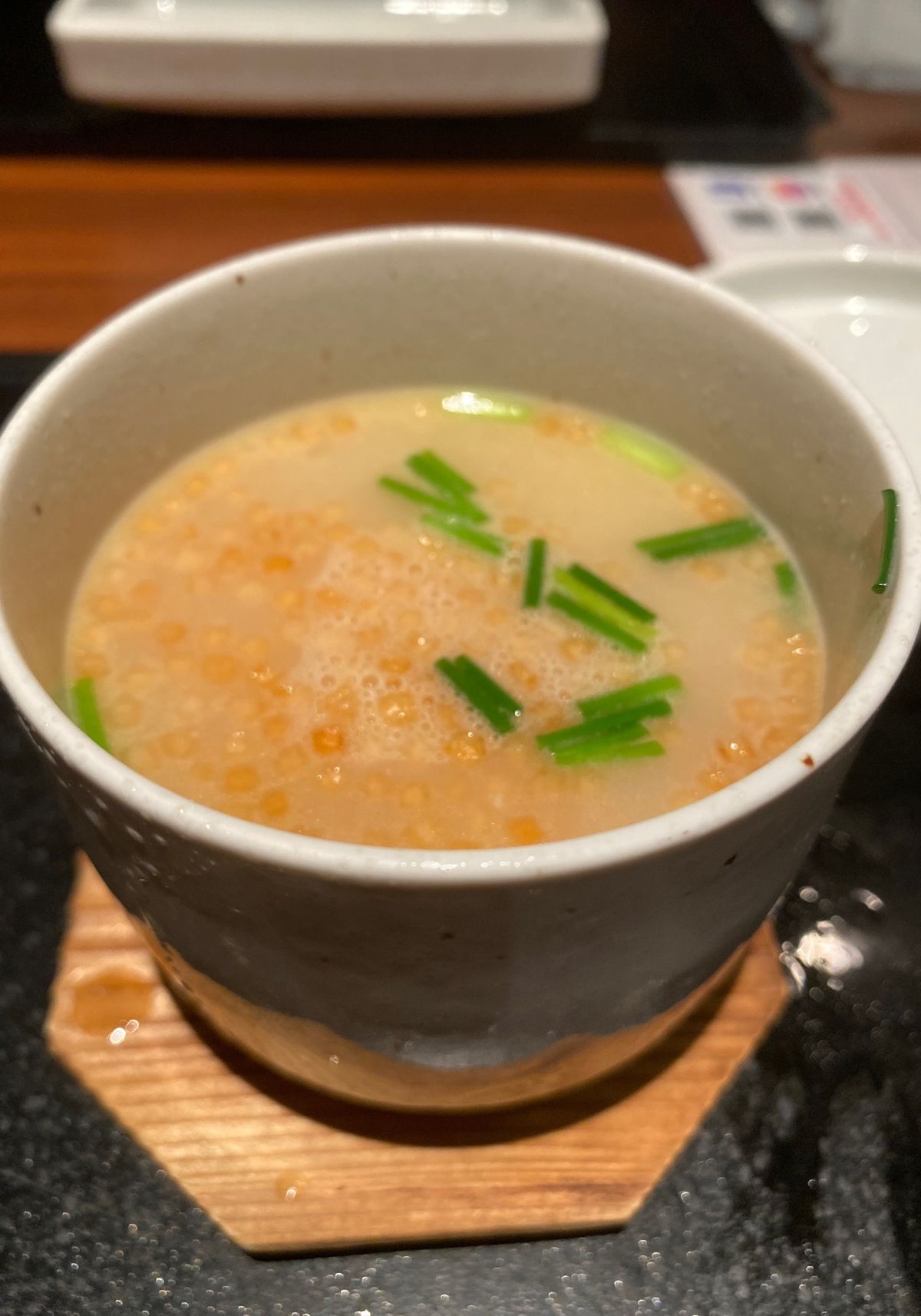 1日目の夕食はめんたい重とめんたい吸い。
美味し。