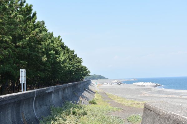 日本・静岡県「熊野古道！ちょっと寄り道！」の写真：三保の松原！富士山が、、、見えない！笑