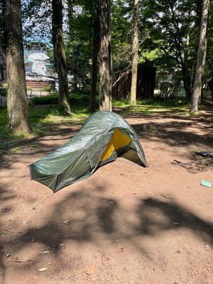 ノルディスク　テレマーク　1
初張り

ソロテントめっちゃ小さ！770G
...