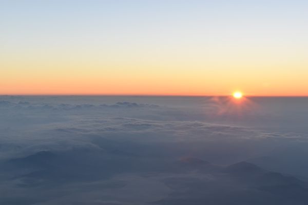 日本・山梨県「富士登山」の写真