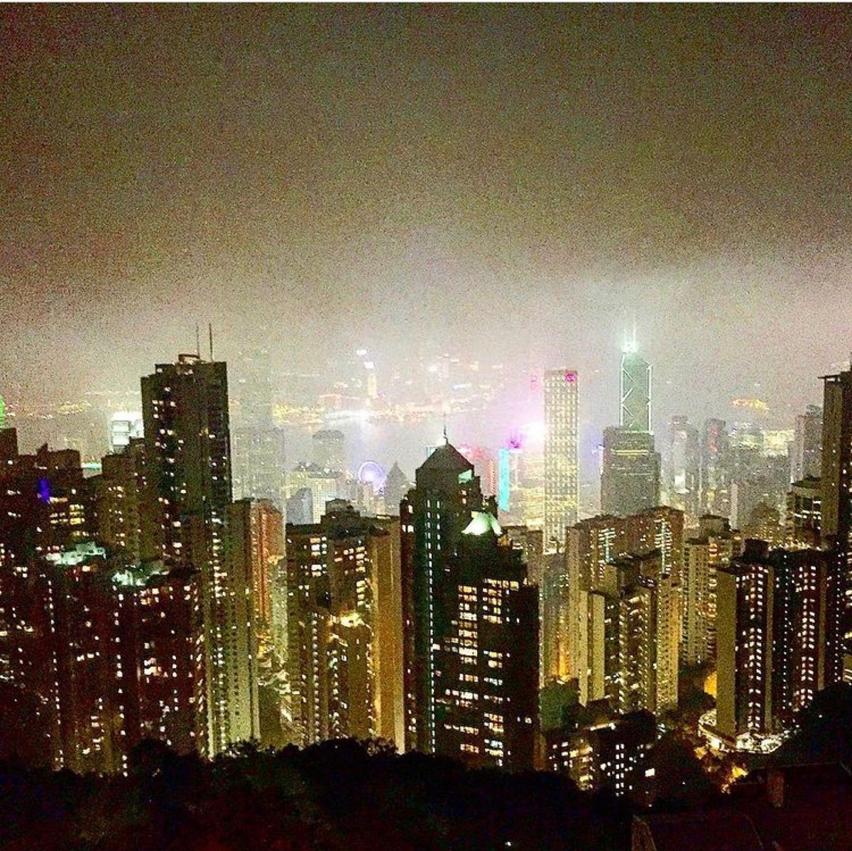 100万ドルの夜景は見れなかった💦