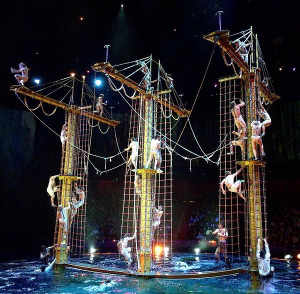 マカオ「上海とマカオ旅」の写真：House of Dancing Wat...