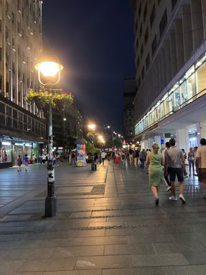 ベオグラードの夜
ベオグラードは、バルカン半島の中では、かなり都会っぽいか...