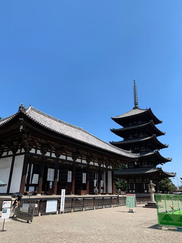 日本・大阪府「仕事のついでに関西旅行」の写真：初、奈良