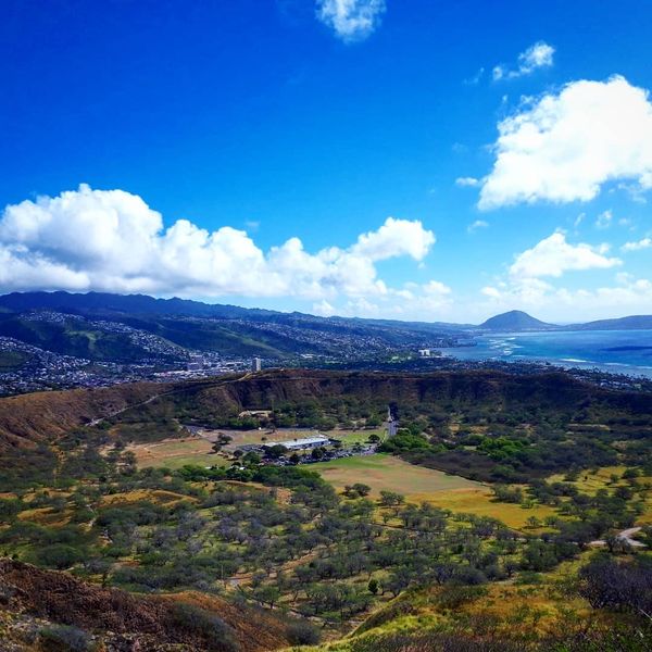 アメリカ(米国)・ハワイ「ハワイ姉妹旅行」の写真：ダイヤモンドヘッド