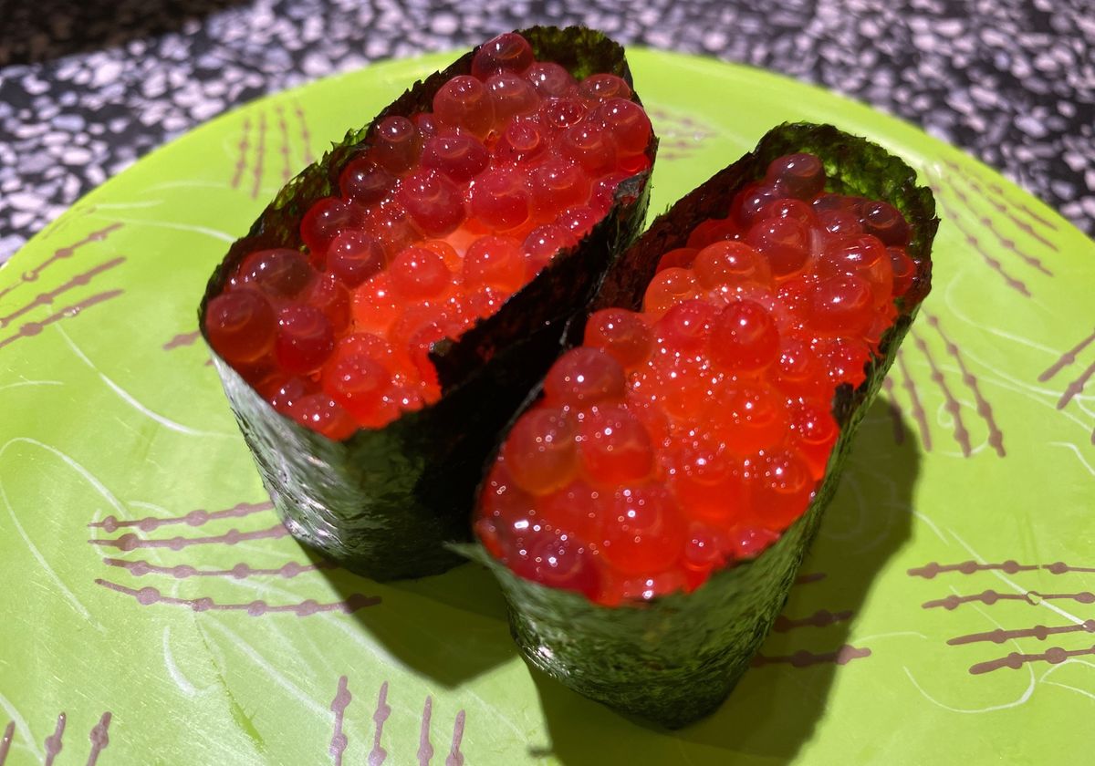 初日の夜ご飯はお寿司。
これはどうしても外せない。