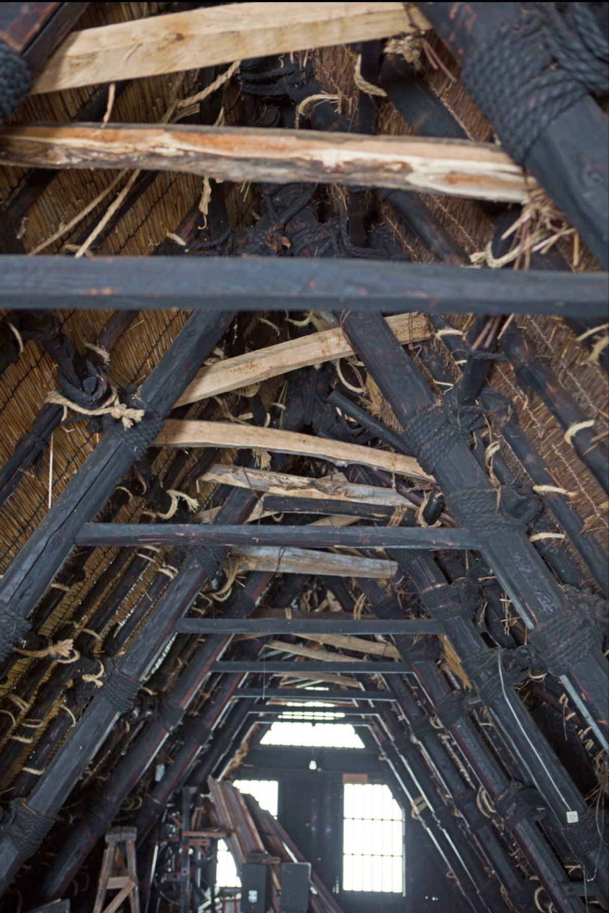 五箇山（世界遺産）
●菅沼の風景
●菅沼の集落
●合掌造りの屋根裏
●村上...