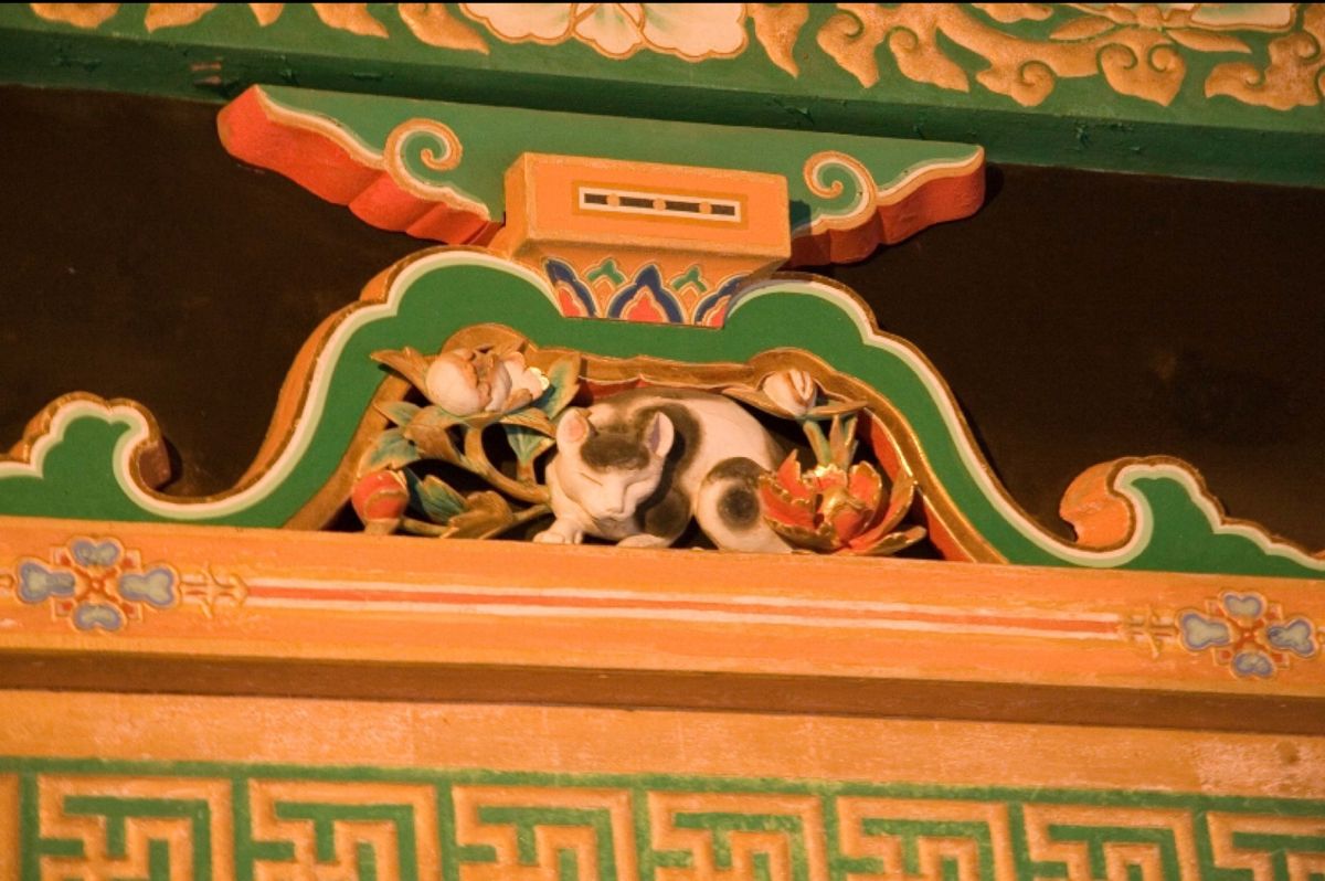 栃木県日光市
●東照宮（世界遺産）
●三猿（世界遺産）
●眠り猫（世界遺産...