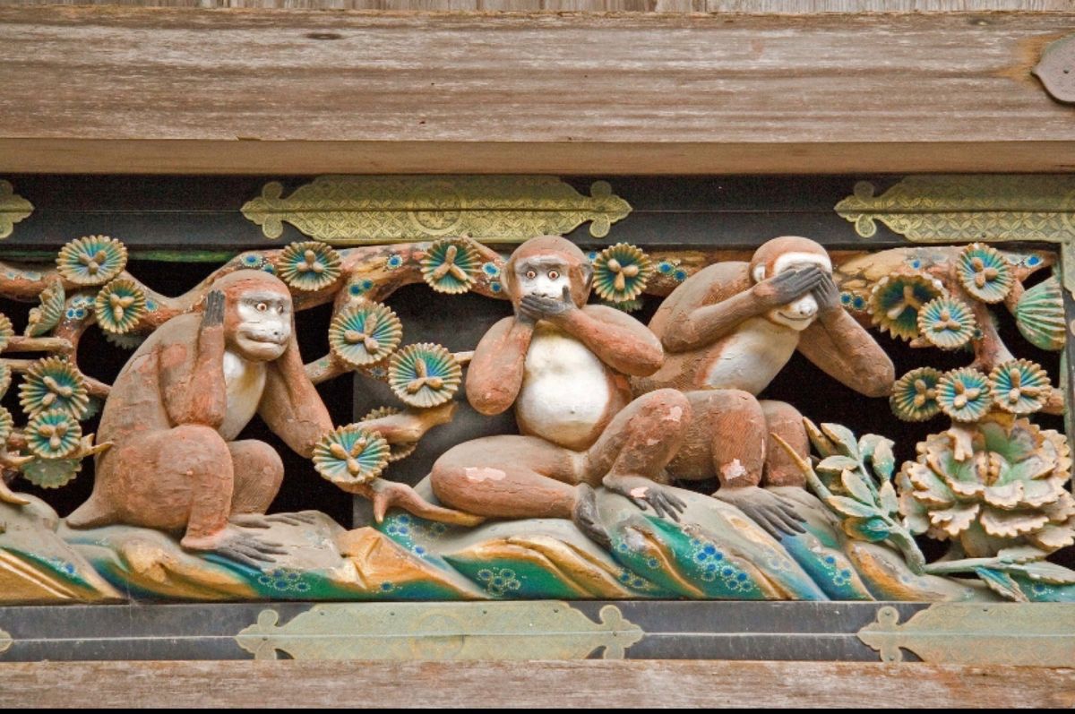 栃木県日光市
●東照宮（世界遺産）
●三猿（世界遺産）
●眠り猫（世界遺産...